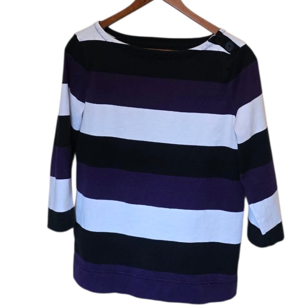 Women's AMERICAN LIVING 3/4 Sleeve Pull-over Shirt sz M